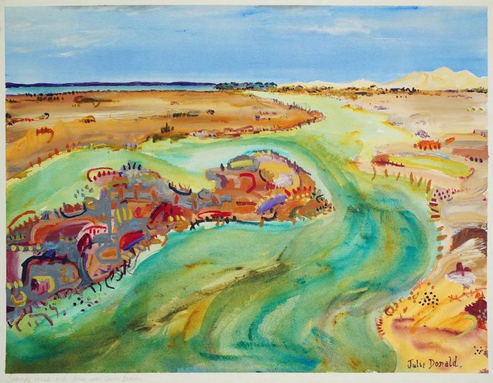 Julie Donald – Swampy Creek and dunes near 1 Julie Donald - Swampy Creek and dunes near