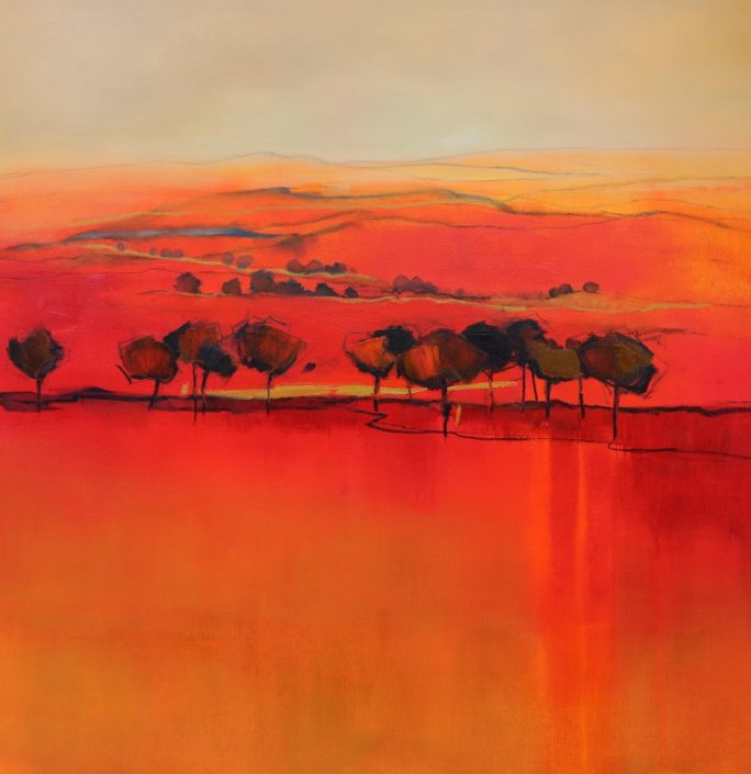 Red Hot Day 106x106cm SP