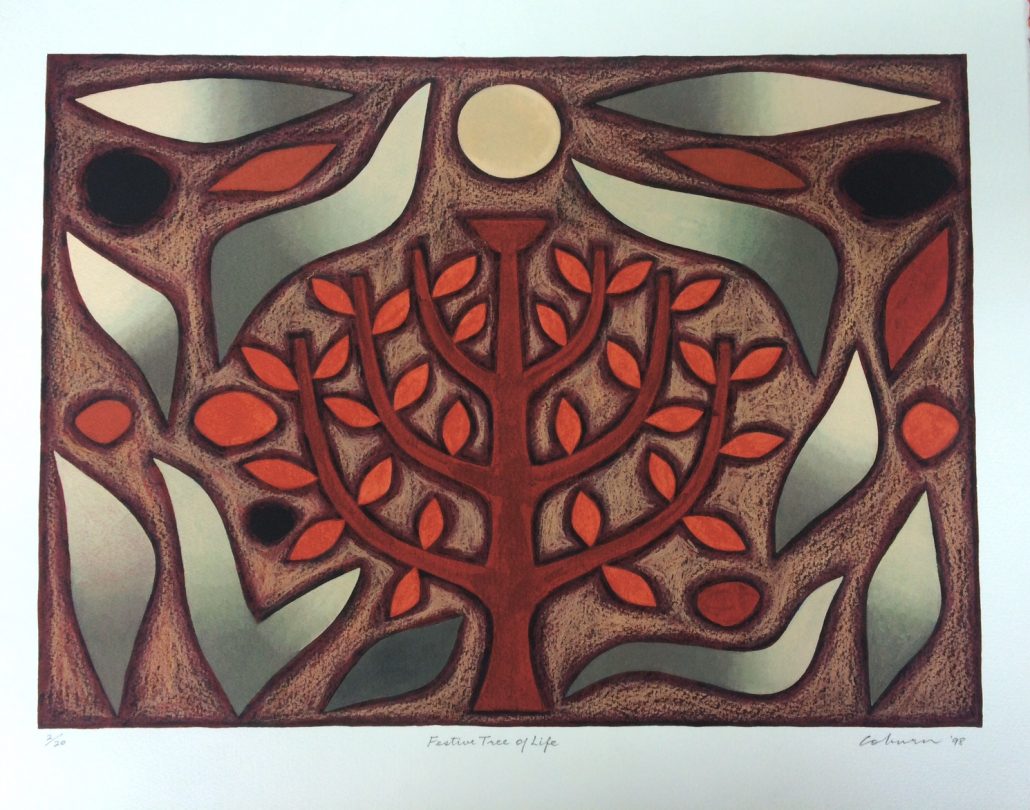 Festive Tree Of life - John Coburn - Steven Print Gallery